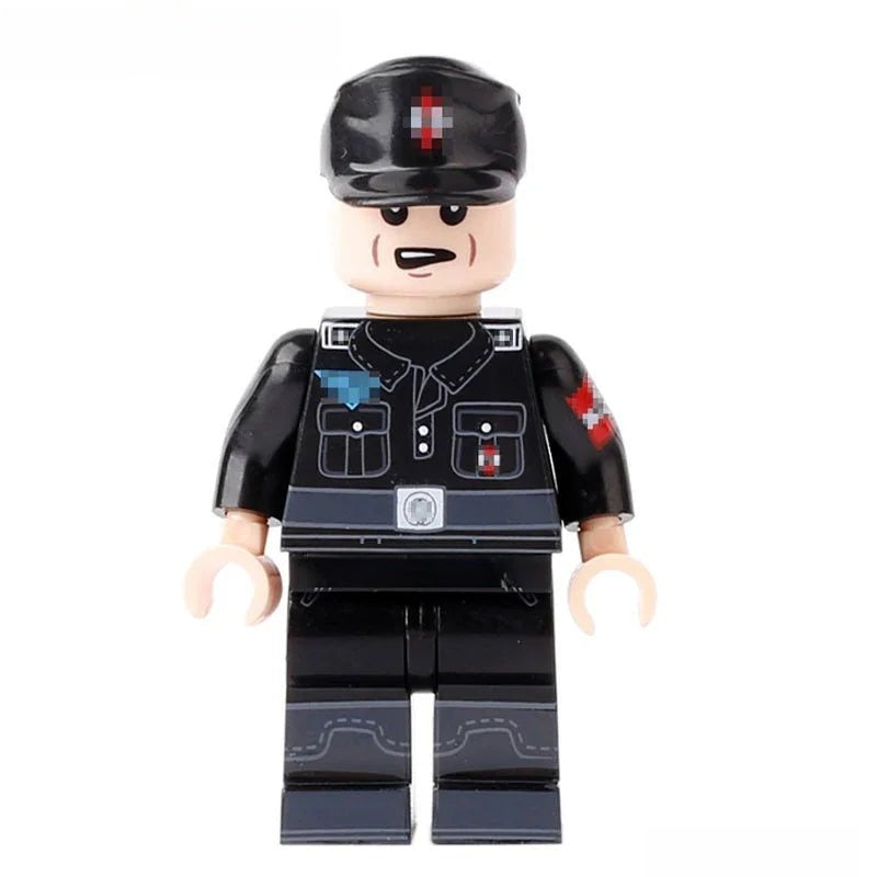 World War 2 German Nazi Officer Lego Minifigures Custom Toys - DelsBricks MinifiguresLego MinifiguresDelsBricks MinifiguresDelsbricks.com
