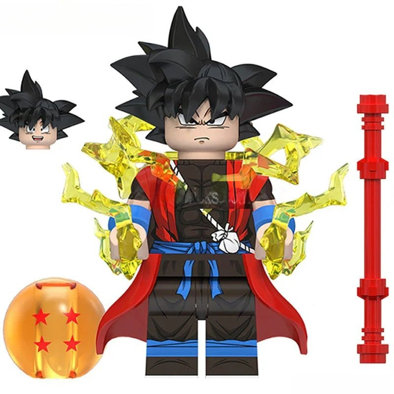 Xeno Goku Dragon Ball Z Best Lego Minifigures | Custom Anime Toy Collectibles - DelsBricks MinifiguresMinifiguresDelsBricks MinifiguresDelsbricks