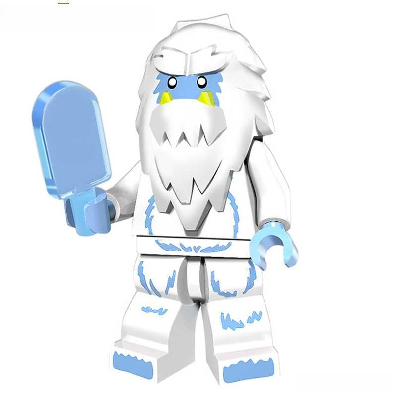 Yeti Bigfoot Sasquatch Lego Minifigures Custom Toys (rare) - DelsBricks MinifiguresLego Horror MinifiguresDelsBricks MinifiguresDelsbricks.com