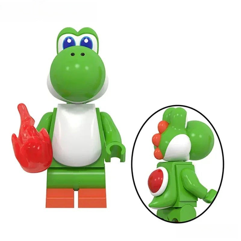 Yoshi from Super Mario Lego Minifigures - DelsBricks MinifiguresMinifiguresDelsBricks MinifiguresDelsbricks