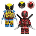 Zombie Deadpool & Wolverine SET OF 2 Marvel MCU Lego Minifigures Custom Toys - DelsBricks MinifiguresMinifiguresDelsBricks MinifiguresDelsbricks